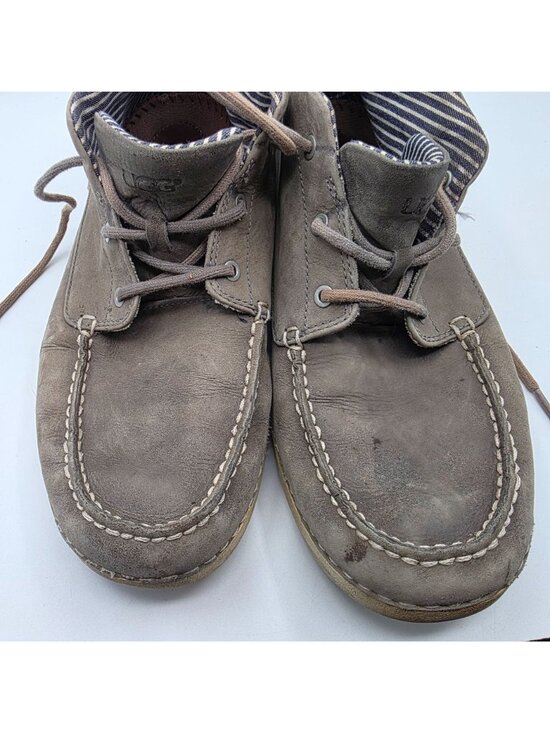UGG Kaldwell Mens Size 9.5 Gray Chukka Ankle Boots Vibram Soles Walking Comfort main image 6